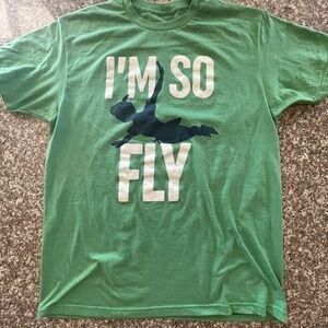 Disney Men’s Tee shirt Size Large Green Peter Pan